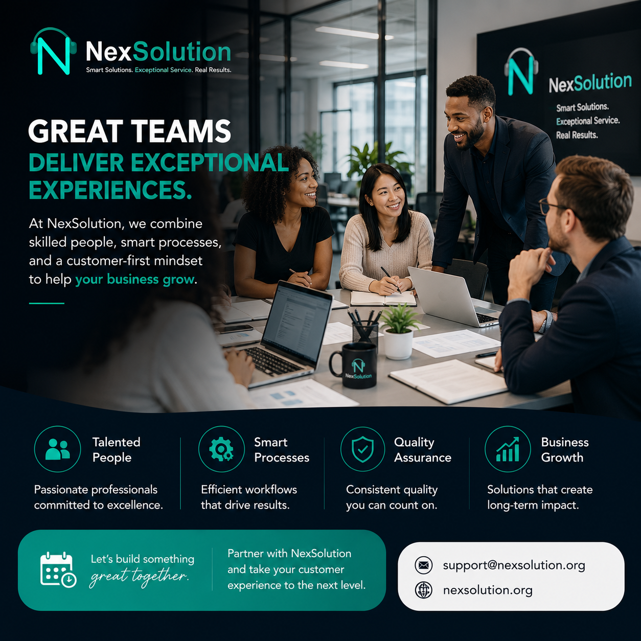 NexSolution - Great Teams Deliver Exceptional Experiences